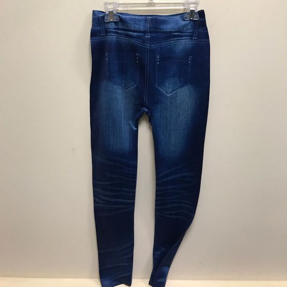 Faux jean leggings - Picture 2 of 2